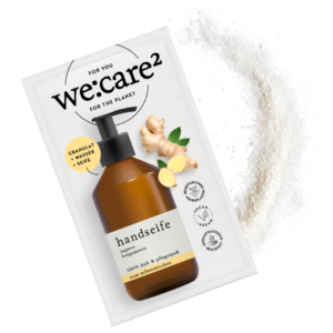 we:care² Sachet mit Seifenpulver