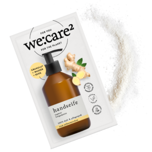 we:care² Sachet mit Seifenpulver
