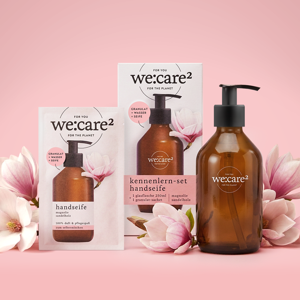 wecare² Kennenlernset Magnolie Sandelholz