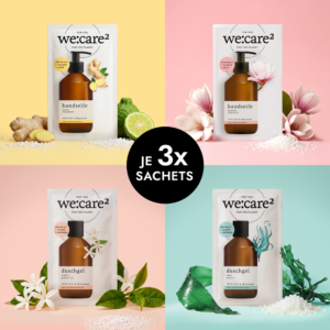 Großes Sachet Set Handseife und Duschgel