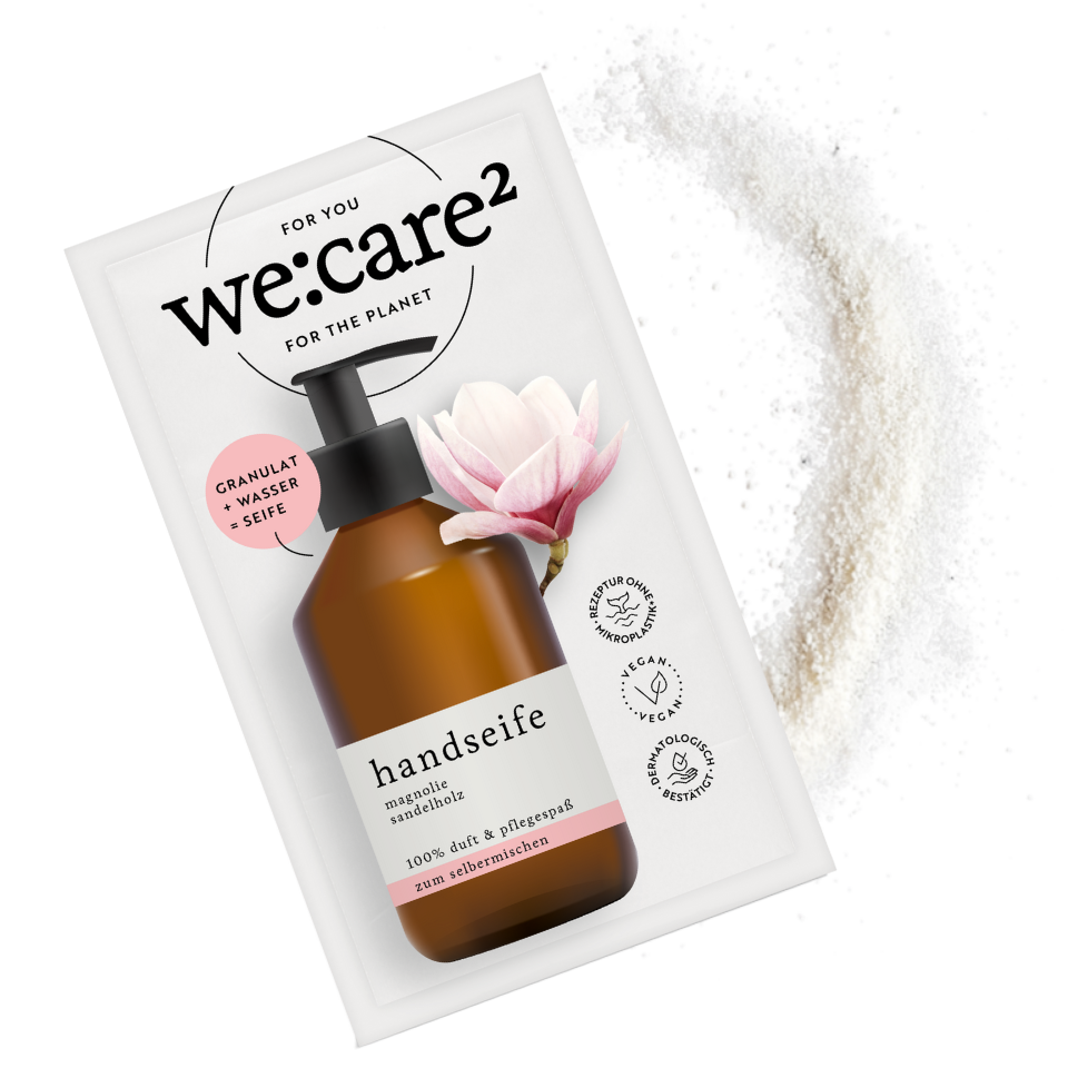 Magnolie Sandelholz we:care² Seifenpulver