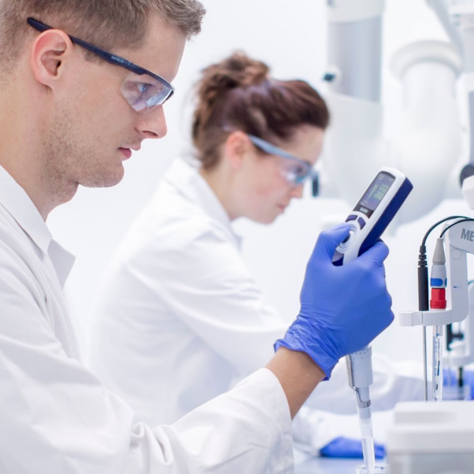Forschung und Entwicklung an we:care² im Labor