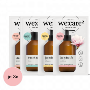 Großes Sachet Set Handseife und Duschgel