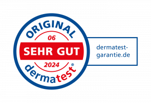 dermatest garantie Siegel sehr gut