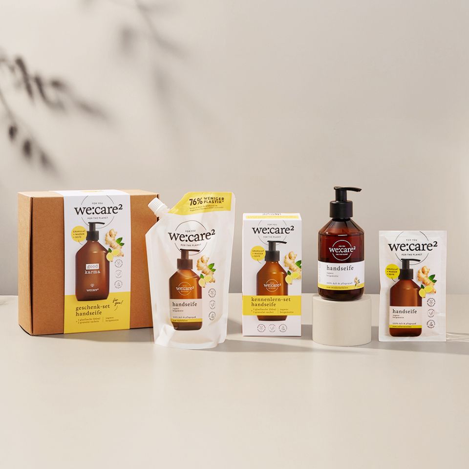 nachhaltige Mitarbeitergeschenke, die Wertschätzung zeigen: Produkte von we care